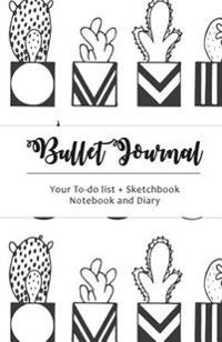 Bullet Journal: Cactus Dot Grid, 130 Dot Grid Pages, 5.5x8.5, High Productivity & Professional Notebook System (Vol1)