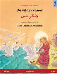 de Vilde Svaner - Jungli Hans. Tosproget Børnebog Adapteret Fra Et Eventyr AF Hans Christian Andersen (Dansk - Urdu)