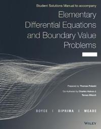 Elementary Differential Equations and Boundary Value Problems, 11E Student Solutions Manual