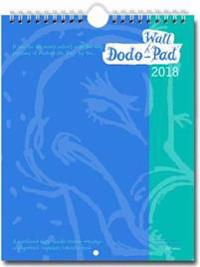 Dodo Wall Pad 2018 - Calendar Year Wall Hanging Week to View Calendar Organiser