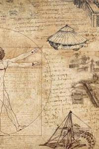 Leonardo Da Vinci Vitruvian Man: Journal / Notebook