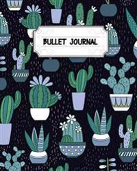 Bullet Journal: 150 Pages Cactus Pattern Dotted Journal - 8x10 (Bullet Journal Notebook) - With Bullet Journal Ideas: Bullet Journal N