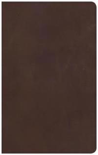 NKJV Ultrathin Reference Bible, Brown Genuine Leather