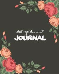 Dot Grid Journal: Bullet Journal - Flower Cover Dotted Grid Matrix Journal - 8
