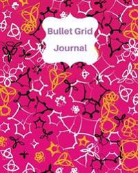 Pink and Black Graphic: Bullet Grid Journal, 150 Dot Grid Pages (8x10): Dot Grid Journal for Design Book, Work Book, Planner, Dotted Notebook,