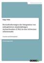 Herausforderungen der Integration von unbegleiteten minderjährigen Asylsuchenden (UMA) in den Schweizer Arbeitsmarkt
