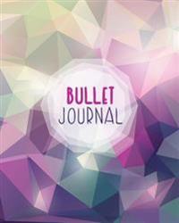 Bullet Journal Dot Grid for 90 Days, Modern Polygonal Numbered Pages Quarterly Journal Diary,: Large Bullet Journal 8x10 with 150 Dot Grid Pages with