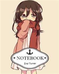 Notebook Journal: Cute Anime: Pocket Notebook Journal Diary, 120 Pages, 8 X 10 (Dot-Grid, Graph, Lined, Blank No Lined Notebook Journal)