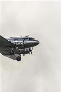 Notebook DC-3 Airplane Flying