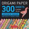 Origami Paper - Japanese Washi Patterns- 4 inch (10cm) 300 sheets