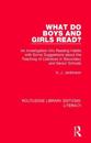 What do Boys and Girls Read?