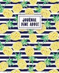 Journal Pine Apple: Bullet Grid Journal 150 Dot Grid Pages (Size 8x10 Inches) with Bullet Journal Sample Ideas