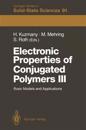 Electronic Properties of Conjugated Polymers III