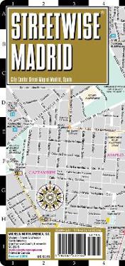 Streetwise Madrid Map - Laminated City Center Street Map of Madrid, Spain