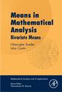 Means in Mathematical Analysis