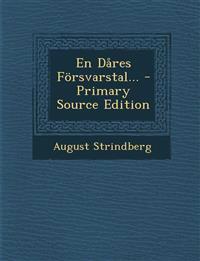 En Dares Forsvarstal... - Primary Source Edition