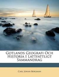 Gotlands Geografi Och Historia I Lattfattligt Sammandrag