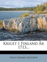 Kriget I Finland År 1713...
