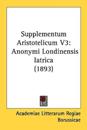 Supplementum Aristotelicum