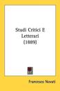 Studi Critici E Letterari