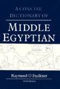A Concise Dictionary of Middle Egyptian
