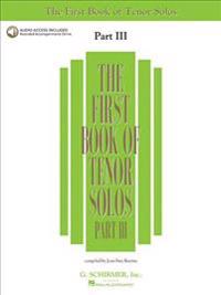 The First Book of Tenor Solos, Part III [With 2 CDs]