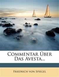Commentar Ûber Das Avesta...
