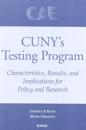 CUNY's Testing Program