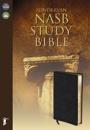 NASB, Zondervan NASB Study Bible, Bonded Leather, Black, Thumb Indexed
