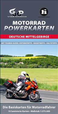 Motorrad Powerkarten Deutsche Mittelgebirge
