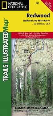 National Geographic Trails Illustrated Map Redwood National and State Parks