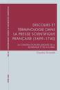 Discours et terminologie dans la presse scientifique française (1699–1740)