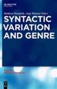 Syntactic Variation and Genre