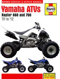 Haynes Yamaha Raptor 660 & 700 ATVs Service & Repair Manual