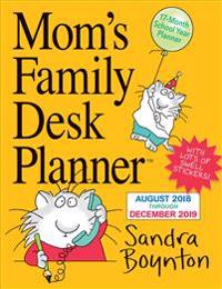 Mom's Family Desk 17-Month 2019 Planner