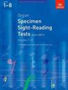 Organ Specimen Sight-Reading Tests, Grades 1-8 from 2011
