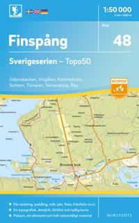 48 Finspång Sverigeserien Topo50 : Skala 1:50 000