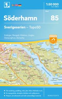 85 Söderhamn Sverigeserien Topo50 : Skala 1:50 000