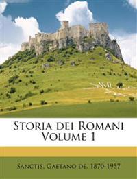 Storia dei Romani Volume 1