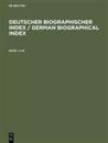 Deutscher Biographischer Index / German Biographical Index