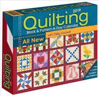 Quilting Block & Pattern-a-day 2019 Calendar