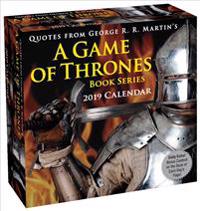 Quotes from George R. R. Martin's a Game of Thrones Book Series 2019 Calendar