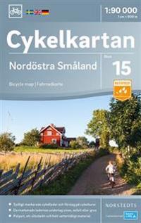 Cykelkartan Blad 15 Nordöstra Småland : Skala 1:90.000
