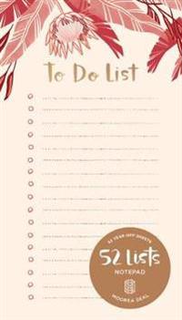 52 Lists To Do List Notepad