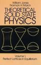 Theoretical Solid State Physics: Perfect Lattices in Equilibrium v. 1