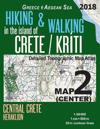 Hiking & Walking in the Island of Crete/Kriti Map 2 (Center) Detailed Topographic Map Atlas 1