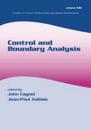 Control and Boundary Analysis