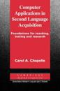 Computer Applications in Second Language Acquisition