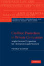 Creditor Protection in Private Companies