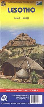 Lesotho Travel Reference Map